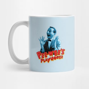 Pee Wee Herman Playhouse Light Blue Mug